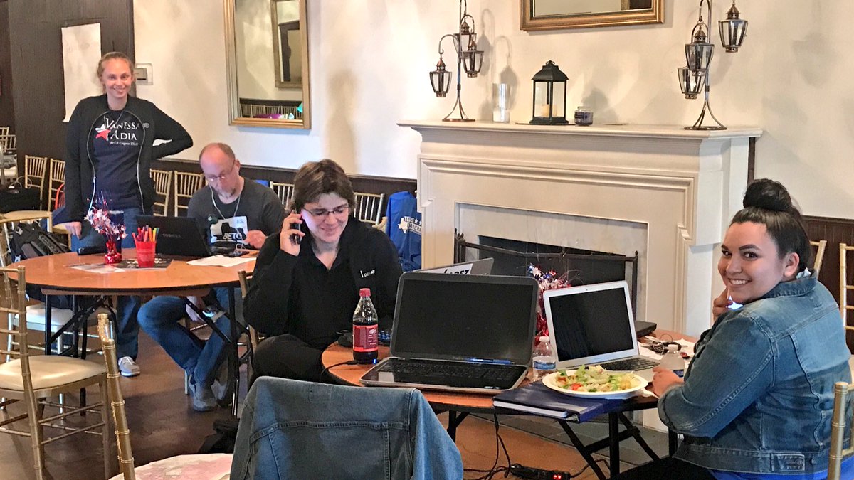 VanessaAdiaTX12's tweet photo. Voter turnout numbers are high, but we can’t get complacent! We need phone bankers to help #GOTV. It’s easy, & our volunteers will train you!
https://t.co/ae3WAT3Mnl
#DoTheWork #TakeBack12 https://t.co/s9CNAO2kBb