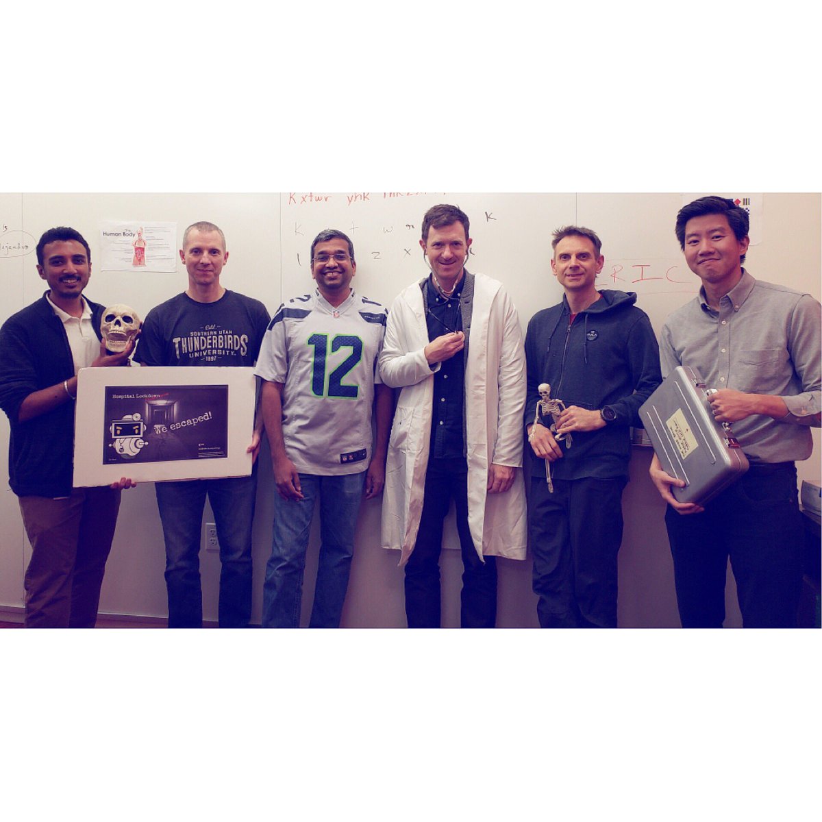 NuevoFoundation's tweet photo. Day 7 | Top time of day [53:22] from team “Clueless in Seattle” 🤔 | Congrats! 👏🏼 #nuevoescaperoom #fundraising #engineershavefuntoo #supportstemeducation https://t.co/Cq0DZgomak