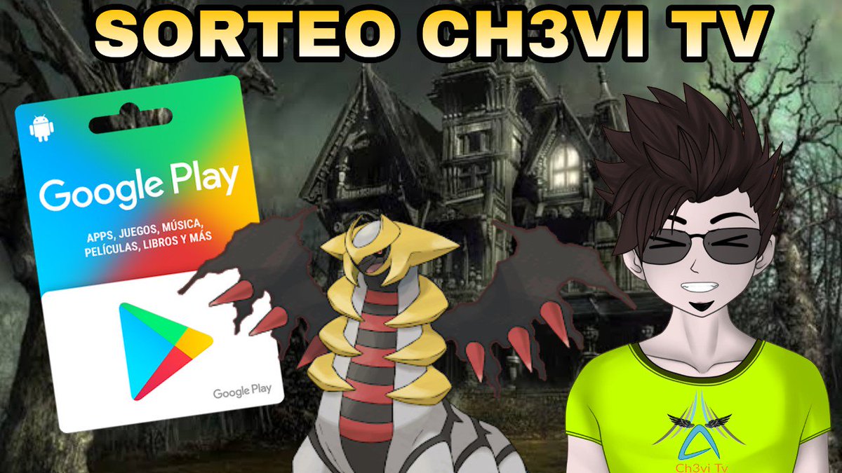 Ch3viTv's tweet photo. 🔥SORTEO GOOGLE PLAY🔥

Bases para participar!
💥 SUSCRIBETE A MI CANAL DE YOUTUBE 👇
https://t.co/30PqLgQW2X 
💥 Seguirme en Twitter y dar RETWEET a esta Publicación!

El ganador será anunciado en el video del Sábado 3 de Noviembre! https://t.co/yKAFBsb5QZ
