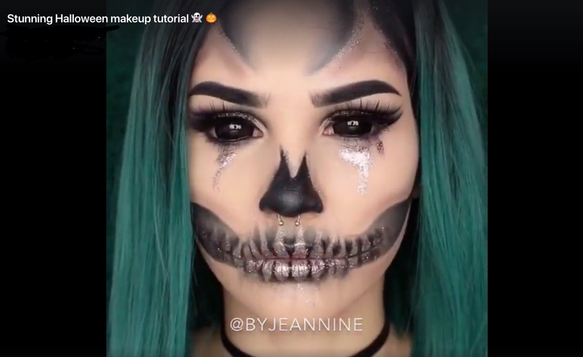 PerfectFaceClub's tweet image. Stunning Halloween Makeup Tutorial 👻 🎃
video credit: @byjeannine  suggested products to use perfectface.club/stunning-hallo…