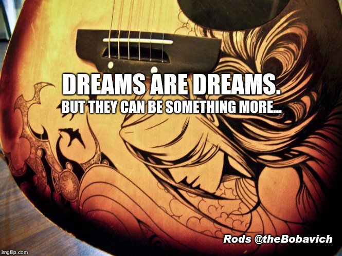 The biggest problem with most people's music dreams is they are self centered. (e.g. I want to be a #rockstar!) Stand out from the crowd by dreaming for the world. Inspire their dreams to be more...

What is the dream that the world needs most right now?