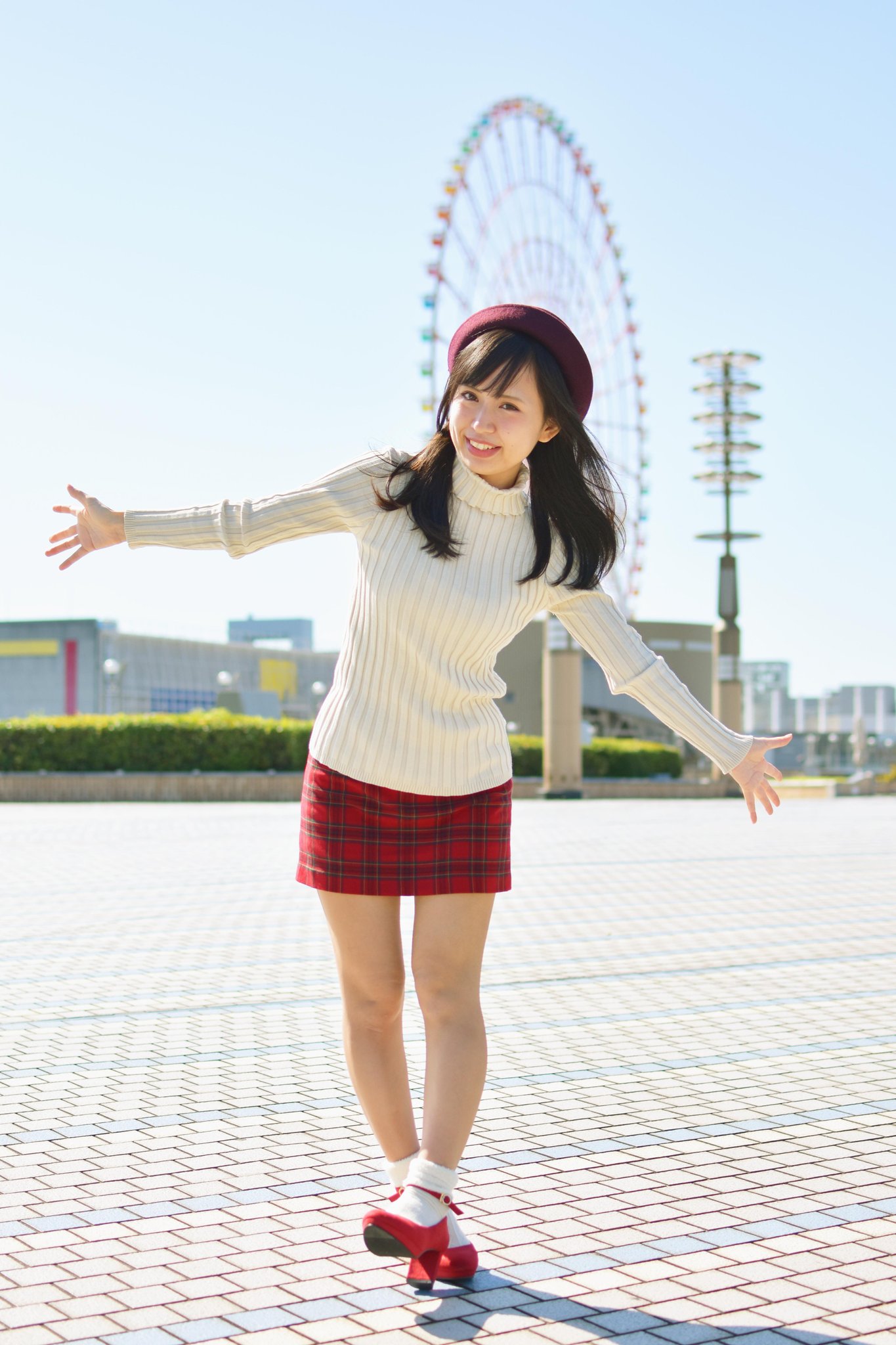 マルク 18 10 21 お台場シンボルプロムナード ハートフル撮影会 湊ひかり その モデル 美人モデル ミニスカの日 看板娘 ロングヘア 被写体 小柄女子 ミニスカートの日 正統派美人 エース 女子力 T Co Noxyge1pcp Twitter