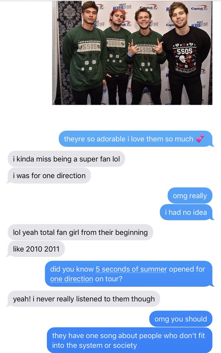 forevermorexile's tweet photo. .@5SOS give me a raise I'm out here promoting you to my friends #3YearsOfSGFG https://t.co/aK7mXjCmuu