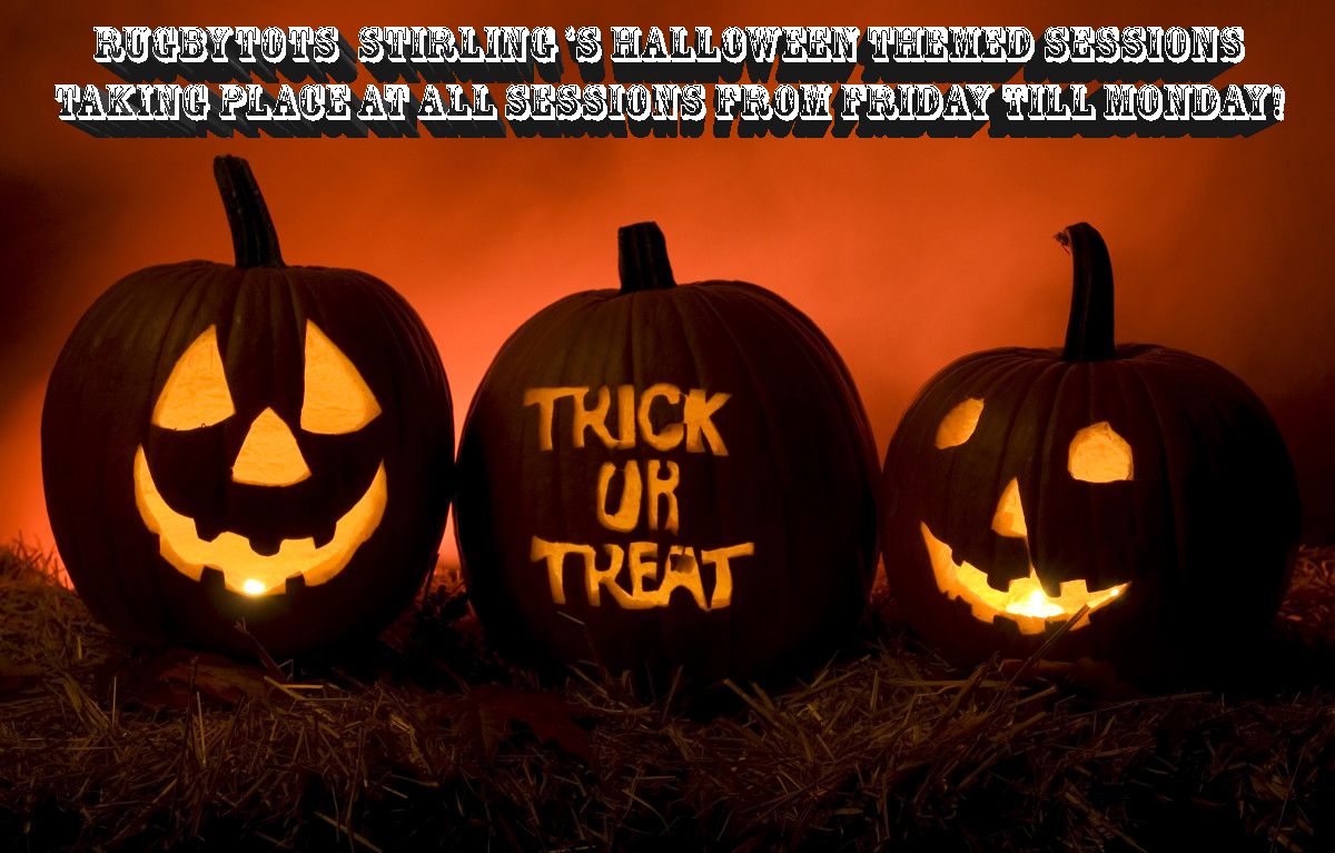 It's that time of year again, and we are having a Halloween themed weekend at Rugbytots! All children in classes from Friday 26 October to Monday 29 Ocotber are, if they wish, asked to come along in fancy dress!  The coaches will be wearing fancy dress too!