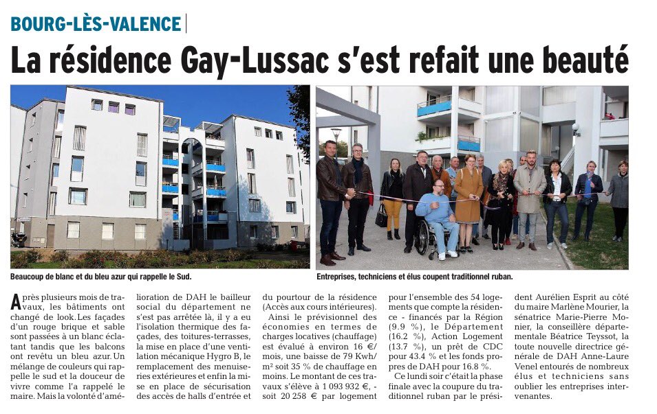 #BLV 1 millions investit pour la résidence Gay-lussac. Cc <a href="/marlenemourier/">Marlène Mourier</a> @villeblv