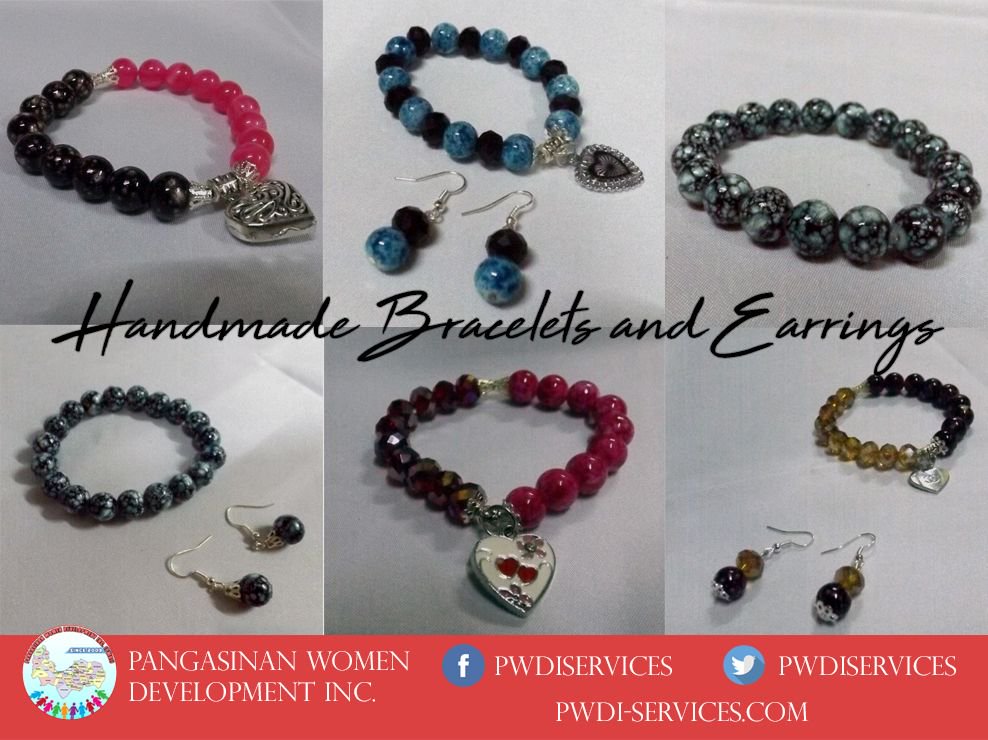 PWDIServices's tweet photo. Bracelets and earrings can make you prettier than you think. PWDI creates these handmade jewels to fit in your style and make you look classy anywhere you go. Visit us:

https://t.co/NFRVKjQXY2
https://t.co/wf8A4lIYHj

#PWDI #Bracelets #Earrings https://t.co/DDvfX0H46h