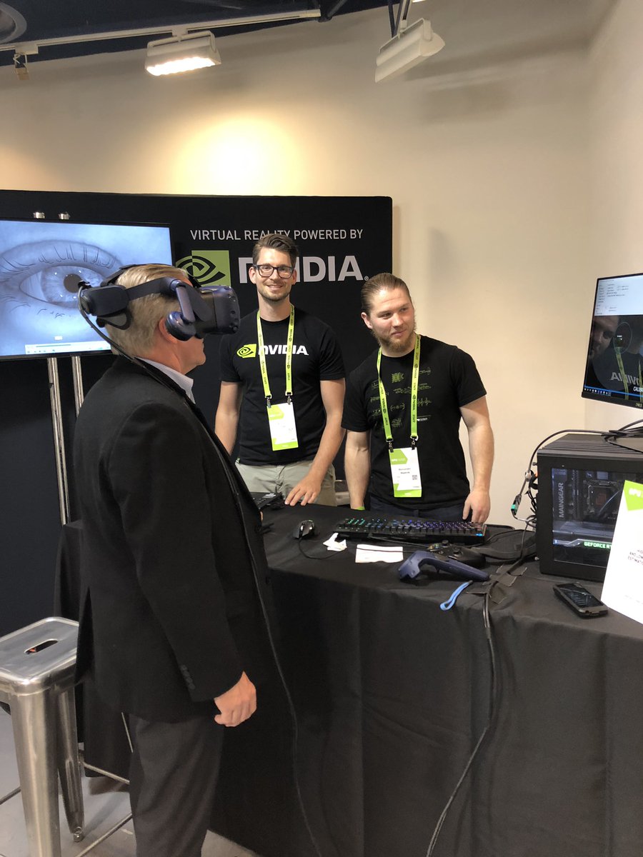 Check out our #DeepLearning powered #gazetracking demo at #gtc18 !