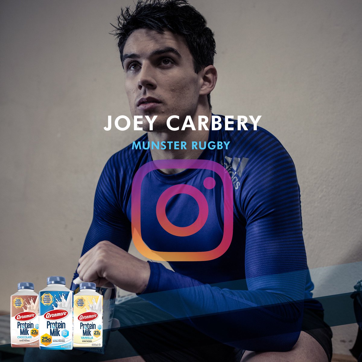 Our brand ambassador <a href="/JoeyCarbery/">Joey Carbery</a> is taking over our Instagram story @avonprotein today.

Joey has 2 sets of tickets up for grabs for Munster's game at Thomond Park this Saturday, 27th of October. GAME ON! 

Make sure you tune in for your chance to win #getyourgains