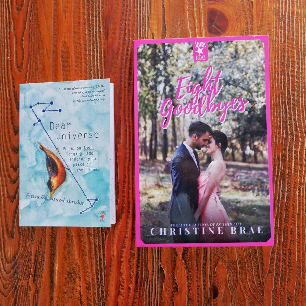 sparkbooksph's tweet photo. Dear Universe, please don't say goodbye! ✨
Get these Spark Books at 10% off during the National Book Store Cut Price Sale! Promo runs until November 4 in all NBS Branches nationwide.
#iReadAnvil #sparkbooks #DearUniverse #EightGoodbyes #NBSSale #NBSCutPrice2018 #sale #books https://t.co/s1Jb6vDdm1
