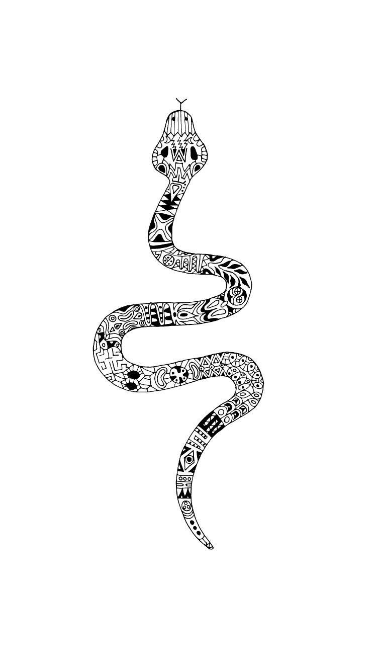 Ayumu Hirose ドウブツシリーズ ヘビ イラスト グラフィック 動物 模様 ヘビ Art Graphicdesign T Co Qcip4amdt7 Twitter