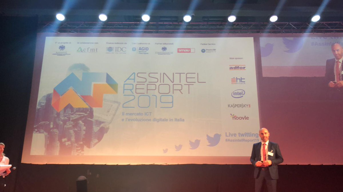 Eht_Italia's tweet image. Presentato l&apos;Assintel Report 2019 a Smau di Milano @AssintelSicilia #assintelreport19