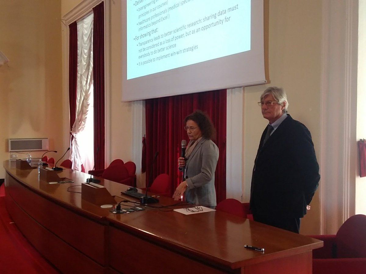 NETTABWorkshops's tweet image. SIBIM and BITS Presidents together for the first time ever at #NETTAB2018: a fair connection starting?