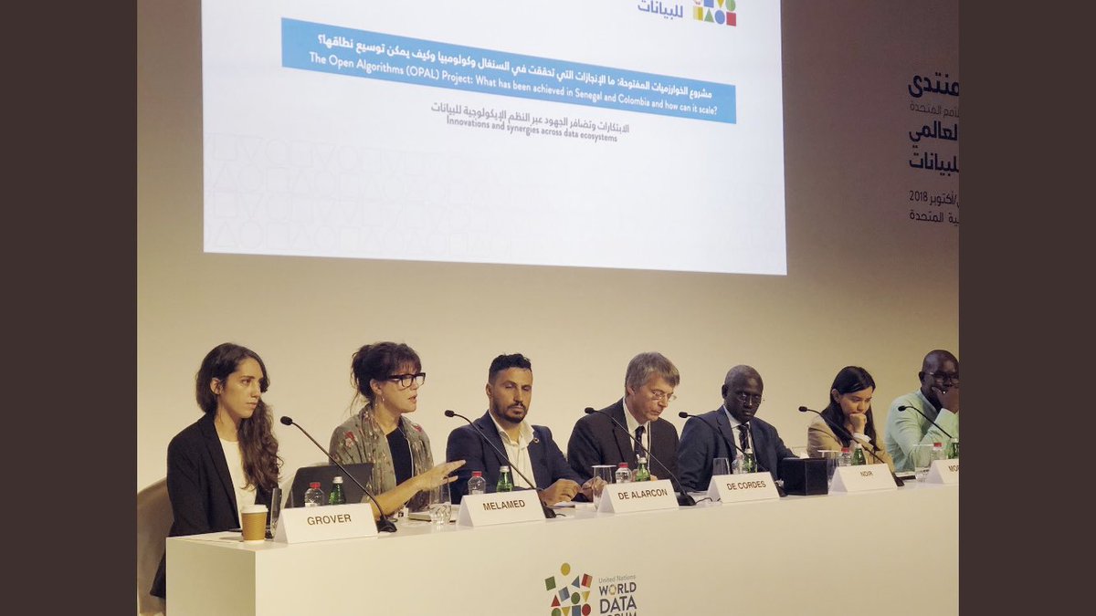 ProjectOpal's tweet image. Thank you to our panelists and all those who attended our session this morning! 

#UNWDF2018 #BigData4SD