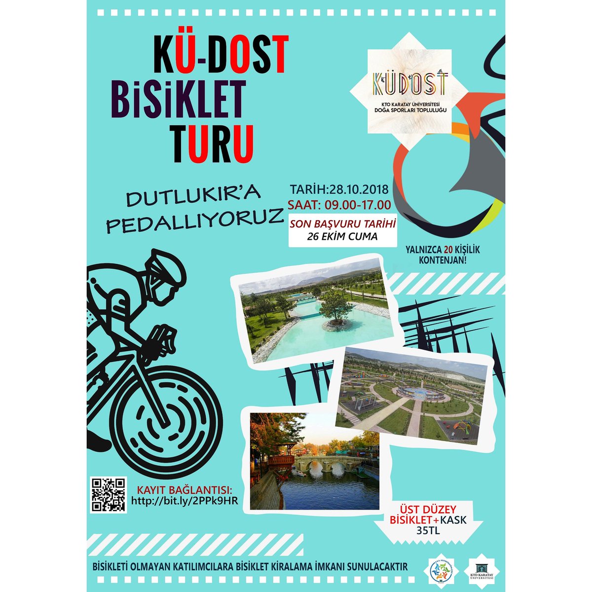 Hey karataylı!
Dutlukıra pedallıyoruz şehrin boğucu havasından sıkıldıysan bisikletini al ve bize katıl ✌ başvuru için link
docs.google.com/forms/d/e/1FAI…