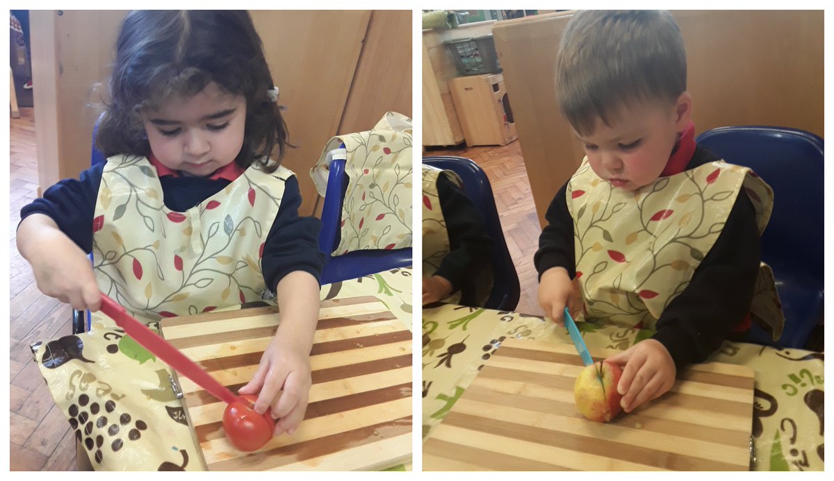 wylde_green's tweet photo. More photos from our cutting activity where the children were chopping fruit and vegetables of their choice! #ChildCare #Birmingham #WyldeGreen https://t.co/UEsuqsVqIF