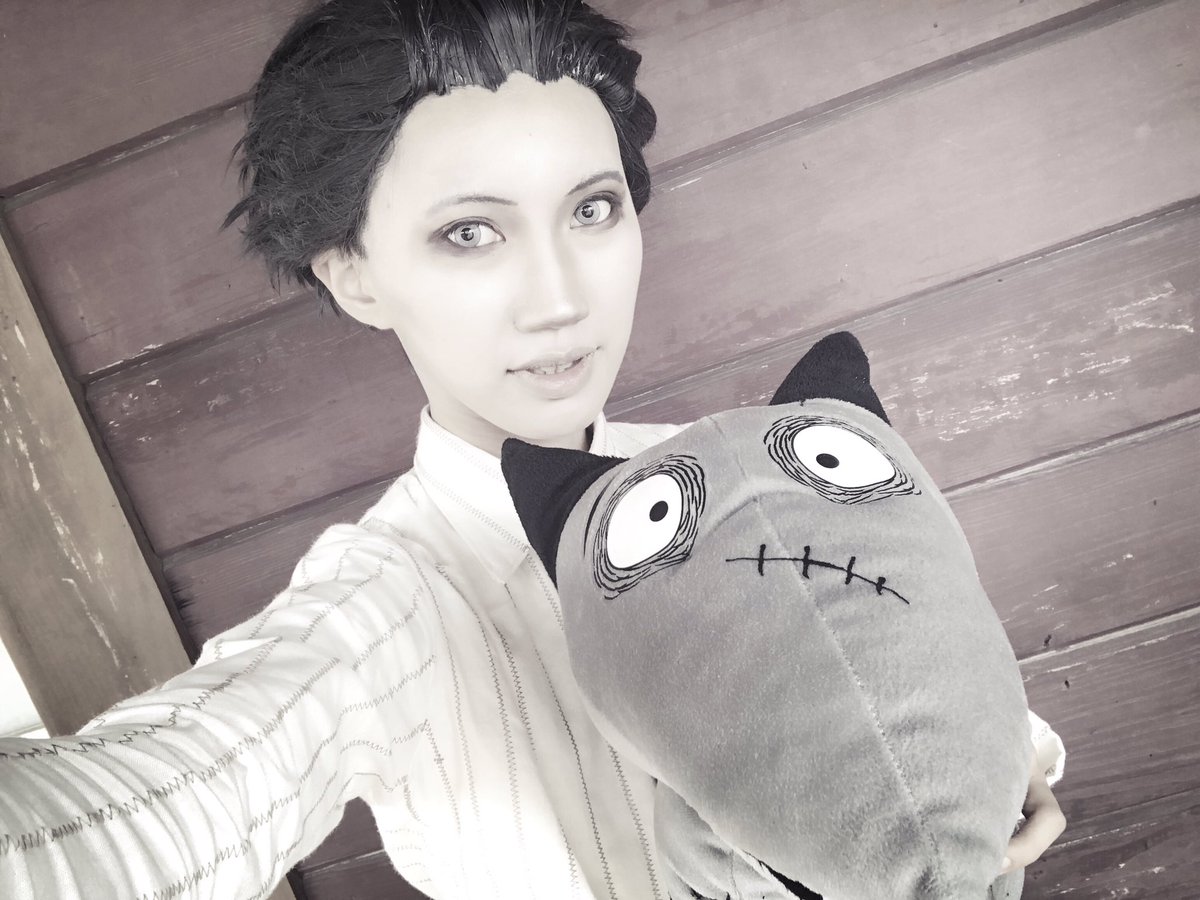 328 En Twitter たつきちゃん白ちゃんとシー来たよ 同世代少年たち 相棒も一緒 今年の仮装はフランケンウィニー のヴィクターくん スパーキーも一緒だよ