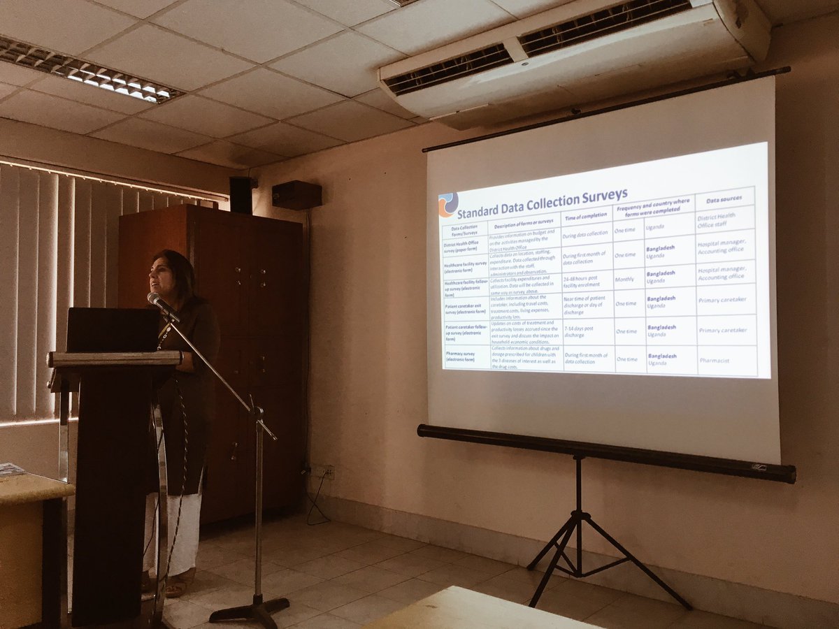 g_debroucker's tweet photo. #DOVE4 is an opportunity to push economic methods further to understand what people and institutions go through when facing illness - Dr. Dagna Constenla @IVACtweets @icddr_b https://t.co/p7tAxG5v97