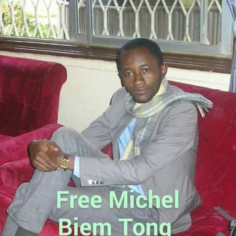 Alert! 
#Michel_Biem_Tong
Human Rights Defender/Journalist, Michel Biem Tong has been kidnapped yesterday,  by Militarian Security of Cameroon of #Emile_Mbamkoui in  a guet-apens for his opinions on #AnglophoneCrisis /#politicalPrisonners of Biya's regime.#FreeMichelBiemTongNow