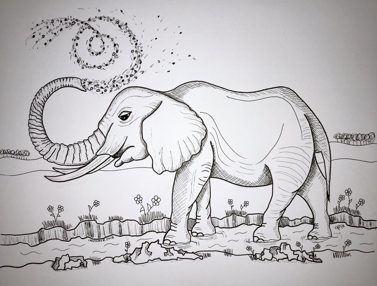 pixelsGoBOOM's tweet photo. Day 23 #muddy #inktober #inktober2018 https://t.co/CMeQWiSsVi