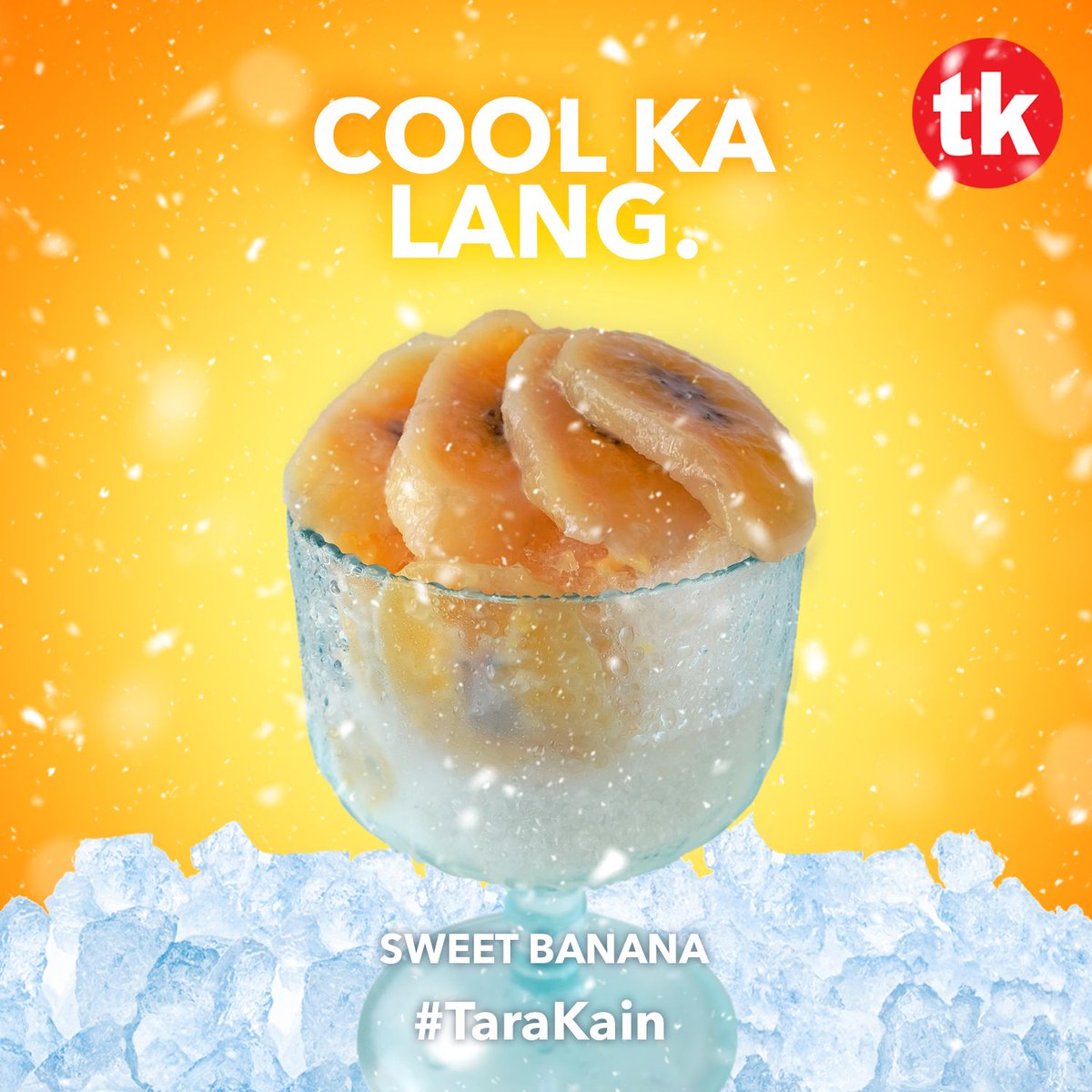 tapakingdavao's tweet photo. Mag Sweet Banana sa nakakaumay na hapon. Cool na, Sweet pa, fruity at milky pa! Tara Kain!
#TaraKain #TapaKing #TapaKingDavao #SweetBanana #Dessert https://t.co/iUujvZApj8
