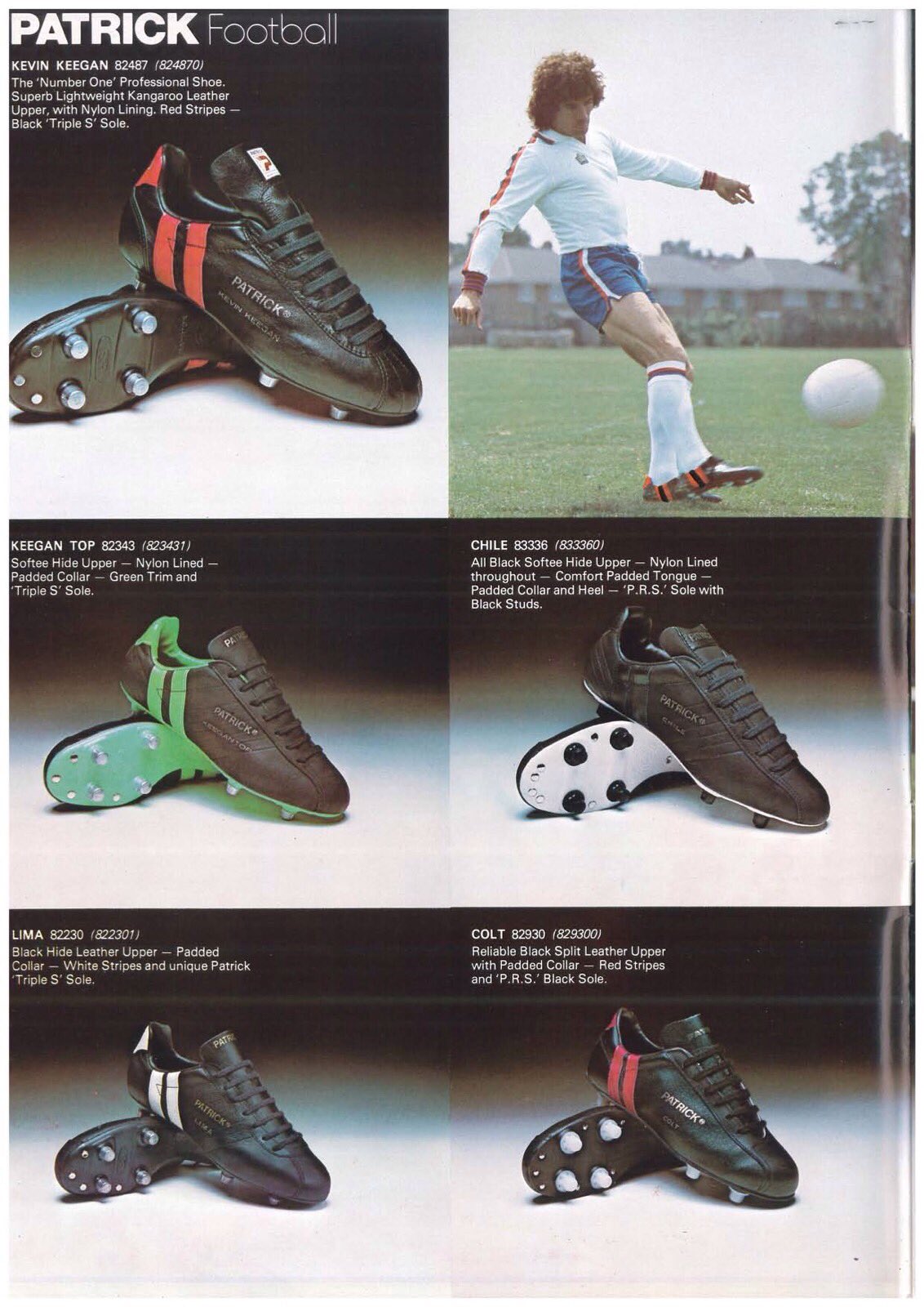 Patrick football boots 1980's sale