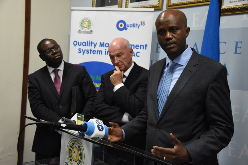 Amb. Liberat Mfumukeko: For the last 5 years, the total German contribution to EAC amounts to €286,541,354.42; USAID $237,823,555; and the EU Euro 65,000,000.  <a href="/millardayo/">millardayo</a>  <a href="/TheCitizenTZ/">The Citizen Tanzania</a> <a href="/LMfumukeko/">Amb. Dr Libérat Mfumukeko</a> <a href="/EA_Bunge/">EALA</a>