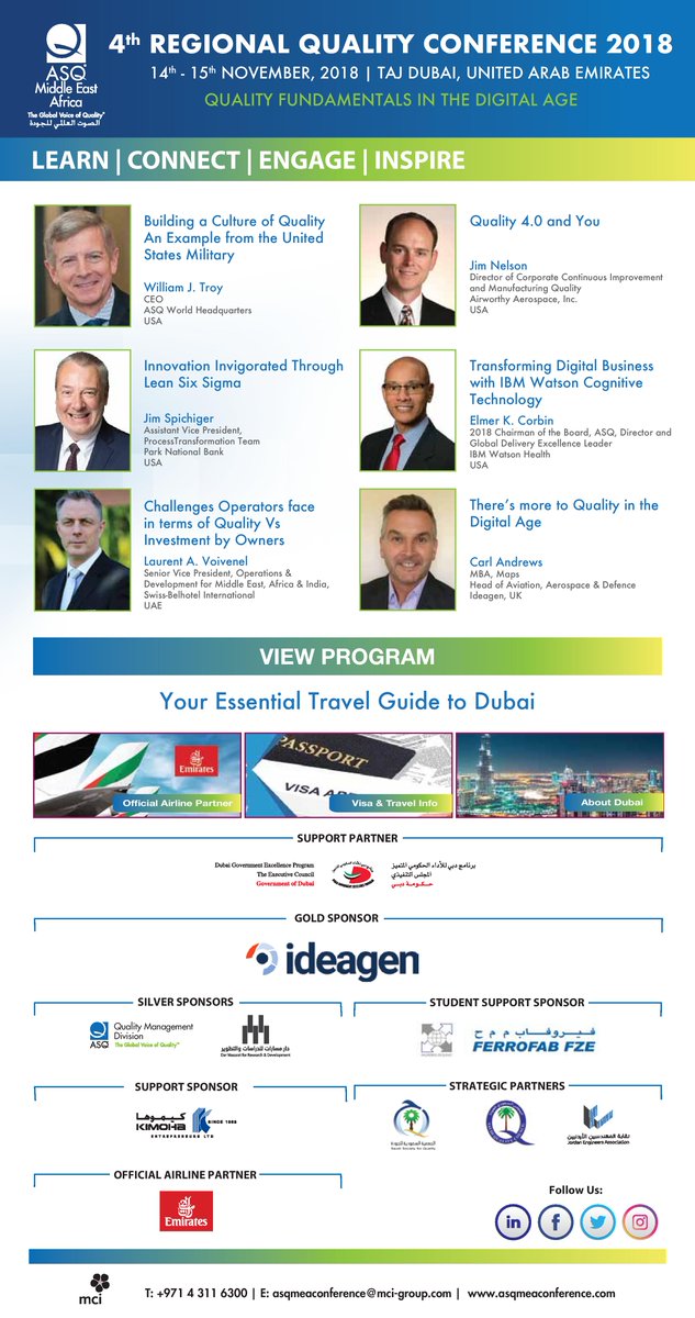 ASQMEA's tweet photo. Quality, Digitization and the future : The conundrum explored and explained!! LEARN | CONNECT | ENGAGE | INSPIRE

#ASQ #ASQMEA #QUALITY #QUALITYCONFERENCE #ASQMEACONFERENCE2018 #AMERICANSOCIETYFORQUALITY #DIGITAL #SIXSIGMA #INNOVATION 

https://t.co/gqryrxP6SR https://t.co/Xycccx8eaL