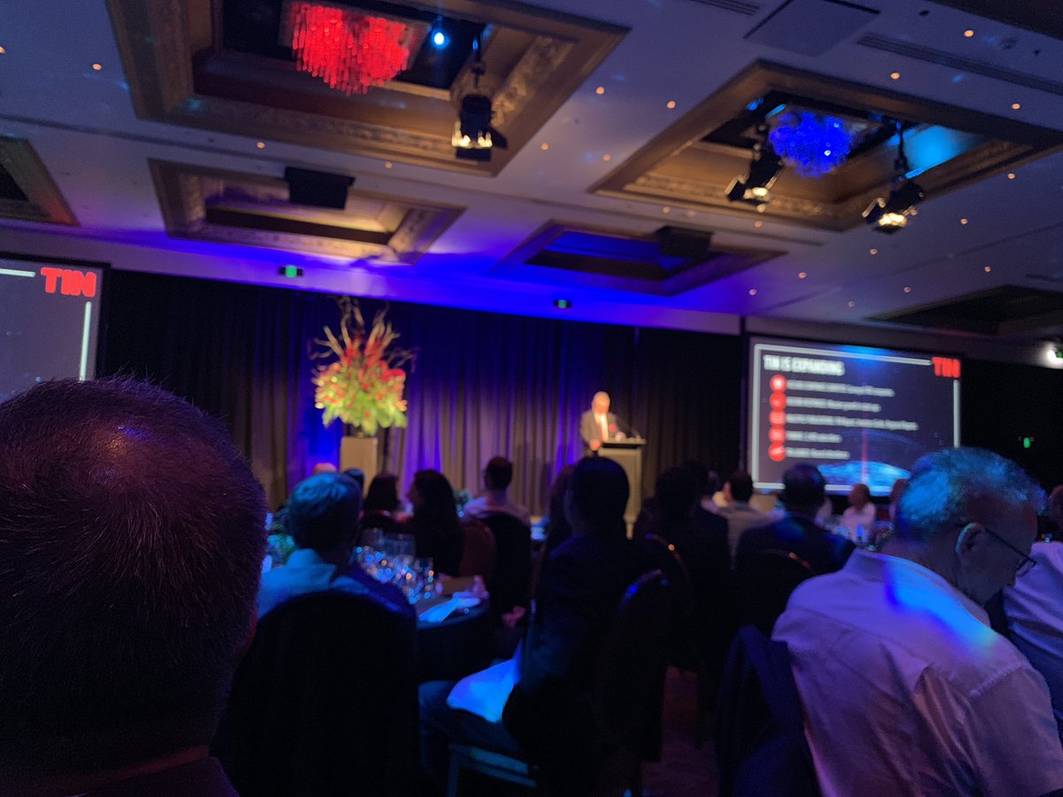 ChrisKeall's tweet photo. “As Mike Tyson says, ‘Everyone has a plan until they get punched in the face.’ This sector is more about grit and determination than technology” - Greg Shanahan introduces the 2018 TIN Report #TINtech18 https://t.co/O0gHNLOE05