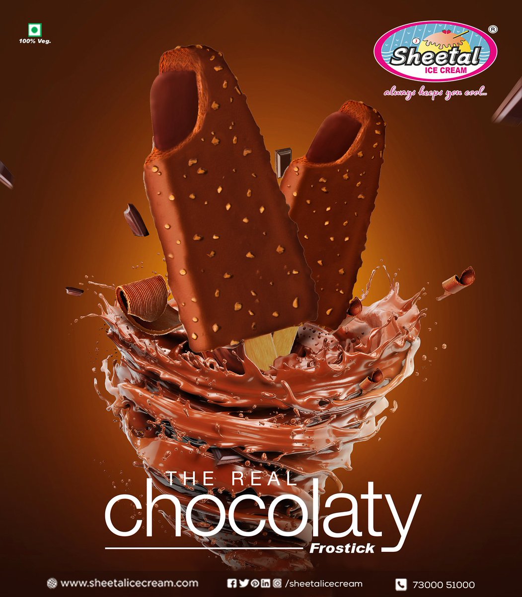 SheetalCream's tweet photo. The Real Chocolaty : Frostick

Sheetal Ice-Cream🍧
#SheetalIceCream #Sheetal #IceCream #Cool #India #ice #cream
#Flavour #Fresh #Chocolaty #Real #Frostick https://t.co/y2dGRxfCf1