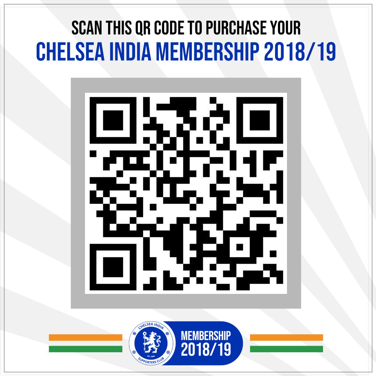 CISCNaviMumbai's tweet photo. Scan and get your membership.
@ChelseaIndia thank you for making it so easy to buy membership.
#CISC #CISCNavimumbai #ChelseaIndia https://t.co/CANilfxK9q