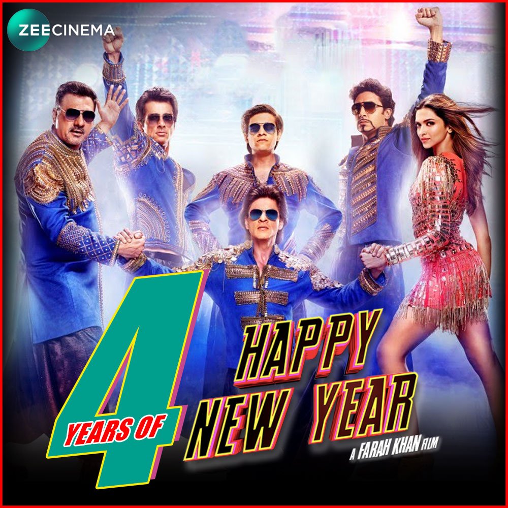 This biggest theft by 6 losers turned out to be the biggest entertainer of the year.  #4YearsOfHappyNewYear

@iamsrk @deepikapadukone @bomanirani @juniorbachchan @SonuSood #VivanShah @TheFarahKhan @RedChilliesEnt