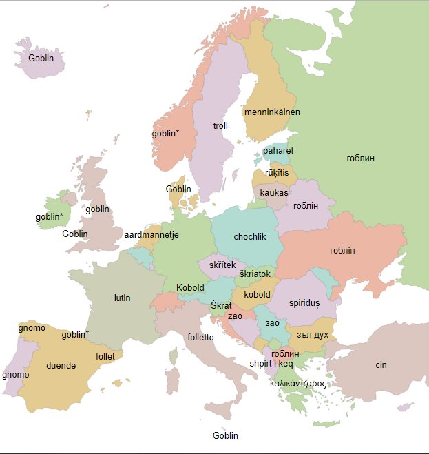 DirectLang's tweet image. Spooky word of the day: Goblin!