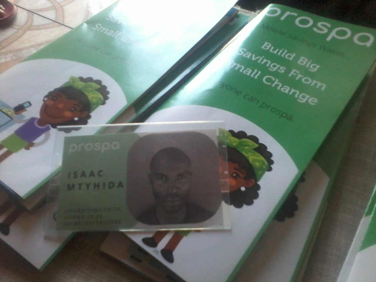 Our agents are out in Khayelitsha and Kayamandi. It's too hot to be carrying your money around. Save it with Prospa. #AnyoneCanProspa