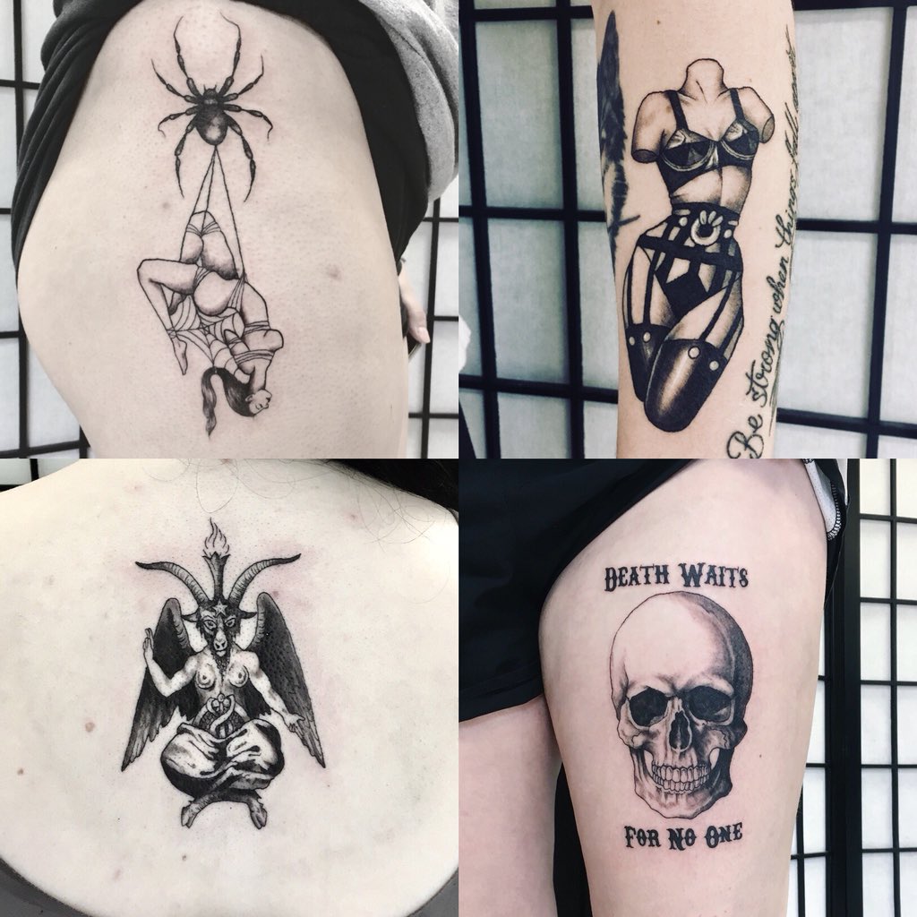 velvet__venom's tweet photo. Hi world 🖤 my name is Velvet and I’m a 20 year old artist and tattoo apprentice from CA. Please RT and share my work. I’m looking to tattoo more of my original designs 🖤🕷 Insta: @ velvita https://t.co/iJP8WDPiQl