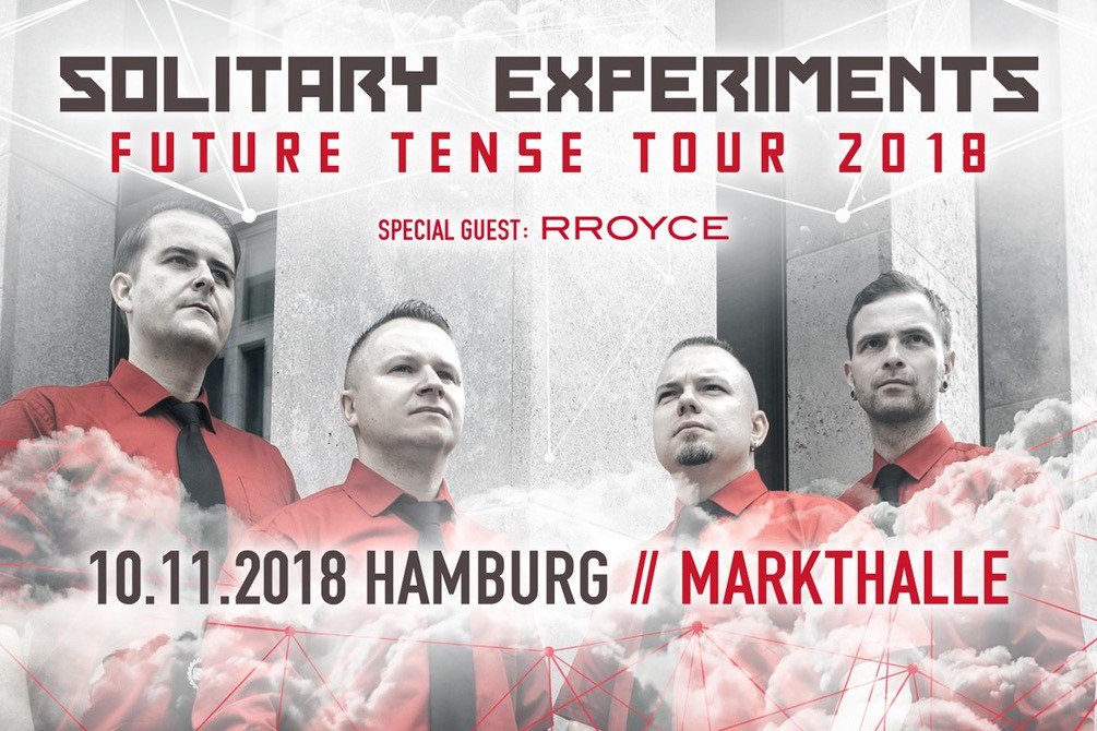 MarkthalleHH's tweet photo. SOLITARY EXPERIMENTS - FUTURE TENSE TOUR 2018 - SPECIAL GUEST: RROYCE
Samstag 10. November 2018 um 21:00 und ab 23:00: Return of the Living Dead!
Ticketlink: https://t.co/vc7OUJfbF8
.
.
.
#solitaryexperiments #electro #proyce #ClubkonzertHamburg #Markthallesince1977 #MarkthalleHH https://t.co/zd0E9I3RLw