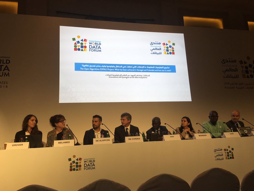 PMarteyAddo's tweet image. Panel discussions on the Open Algorithm @ProjectOpal project @UNDataForum. @Data4SDGs @ManuLetouze @clairemelamed @decordesn @AFD_France @SBoucher_AFD @GwenaelPrie