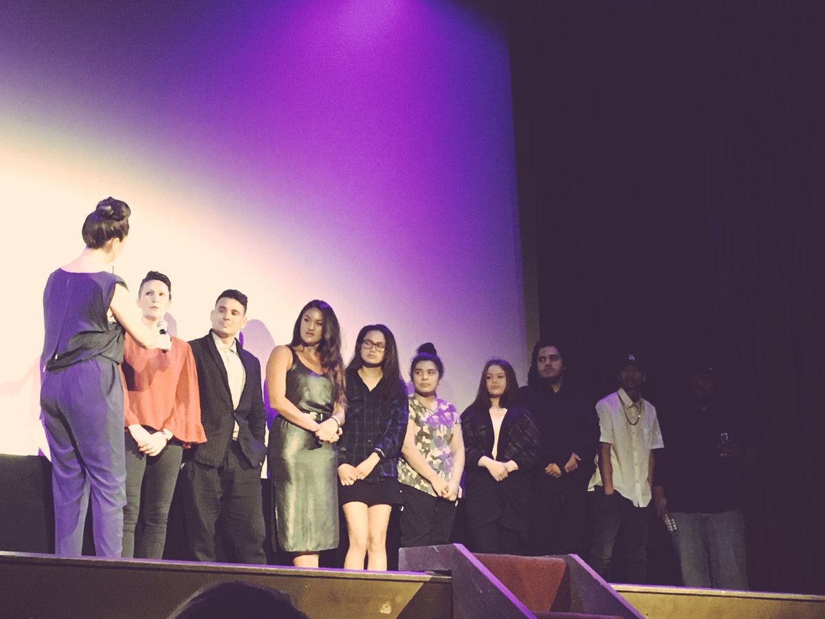 keraoregan's tweet image. Awesome having the rangatahi from #SoldiersRoad up on the stage celebrating at #LoadingDocs launch tonight! Ka rawe koutou! 🙌🏾❤️