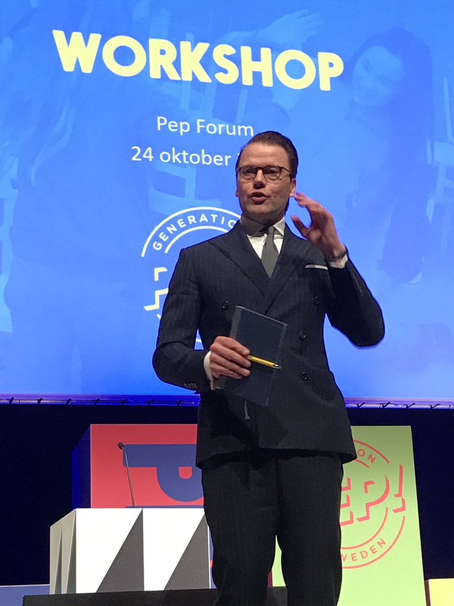 ”Nu är det dags att skapa normförskjutningar” säger Prins Daniel. Hållbartresande väst deltar i Pep forum för att vara med och påverka barn och unga att bli mer aktiva i sin vardag. #pepforum #generationpep #hållbartresandeväst #jämlikhälsa