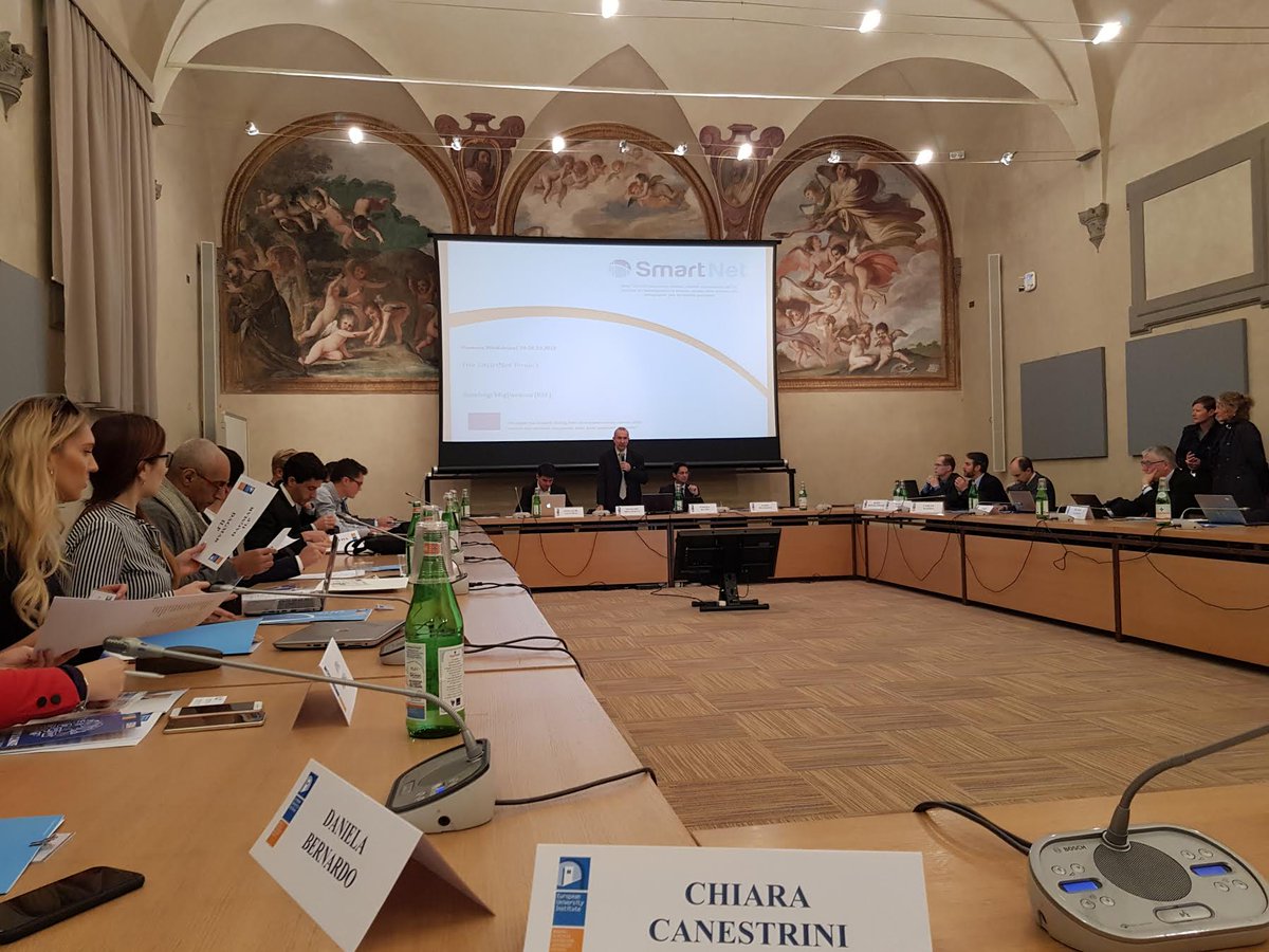 SmartNetProject's tweet photo. The workshop has just started! The #SmartNetProject will be in Florence for three days to present and discuss with you the most recent results of our research. In Day 1, we welcome our stakeholders from European TSOs and DSOs. https://t.co/N0Hud5C5sp https://t.co/WOseMkkT5p