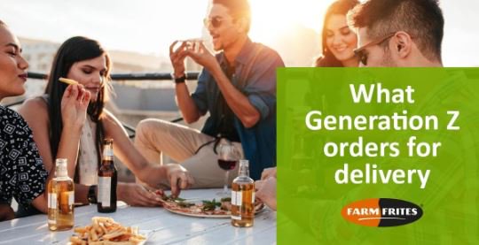 Generation Z is the booster of food delivery. But what do they order? We'd love to tell you more! Fill in the form on farmfrites.com/en/cocreation and we'll get back to you soon.