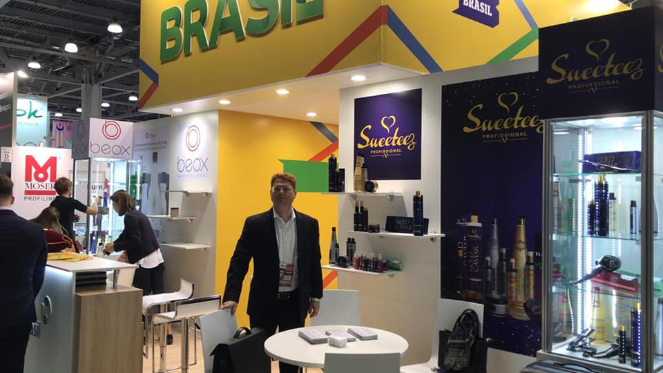 SweeteezPro's tweet image. Opening of Intercharm Moscow 2018 with the presence of the Brazilian Embassy in Russia