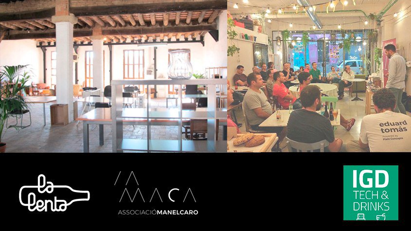 la_lenta_beer's tweet photo. 📣🔝 Avui dimecres, a les set del vespre, 2ª xerrada a IGD Tech & Drinks.
📍A l'edifici de l'Associació La MaCa al Rec. 💪 Parlarem de tecnologia, farem unes 🍺 i ens donarà temps de veure el partit de ⚽
#IgdTech #igualadinament #GoldenKoeman #Optimista #Pessimista #BandarLog https://t.co/g4Ui6YSB9o