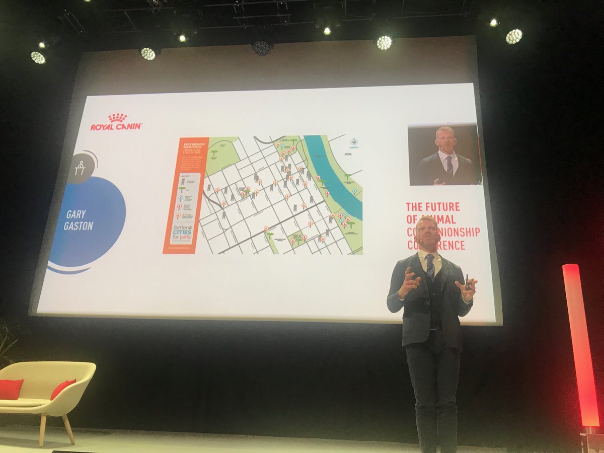PCParsy's tweet photo. How do urban spaces and cities need to be better equipped to make a better life for pets ? Feedback from Gary Gaston in Nashville - Better Cities for Pets #royalcanin #futureofanimalcompanionship #betterworldforpets #marspetcare https://t.co/zqvuFGjMpR