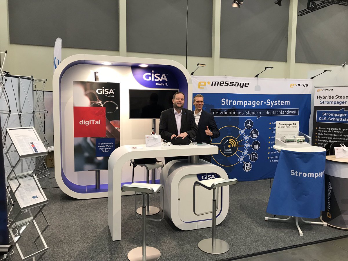 GISA_GmbH's tweet image. Ein toller erster Tag bei den #MeteringDays in Fulda. Wir freuen uns auf die heutigen Gespräche. Kommen Sie gern vorbei. Stand 8. #smartmetering #GatewayAdministration