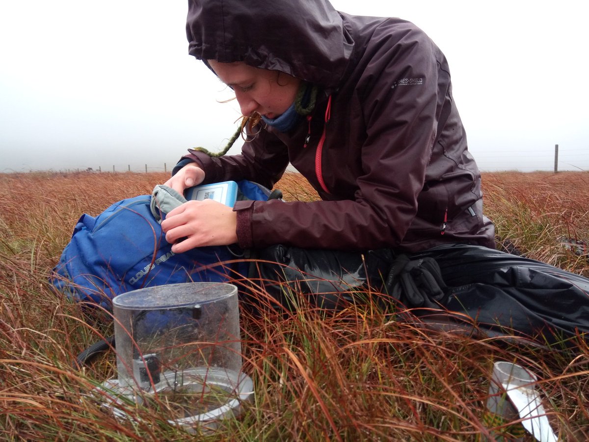 After 6 years of theorising about terrestrial oxidation states yesterday Jen Wilcox made our first direct measurement of it - mind you the cold, the dark and the howling gale won't have helped. <a href="/DurUniEarthSci/">Durham Earth Science</a> <a href="/NERCscience/">Natural Environment Research Council</a> #peatlands