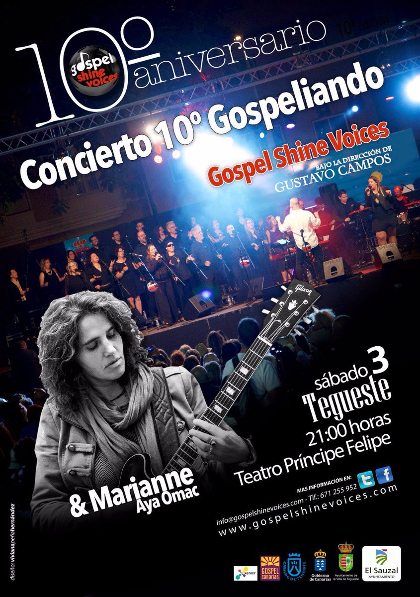 jalballus's tweet photo. #conciertogospel en #tegueste, 3 de noviembre. Entradas ya a la venta en el teatro https://t.co/dQTesEWslD