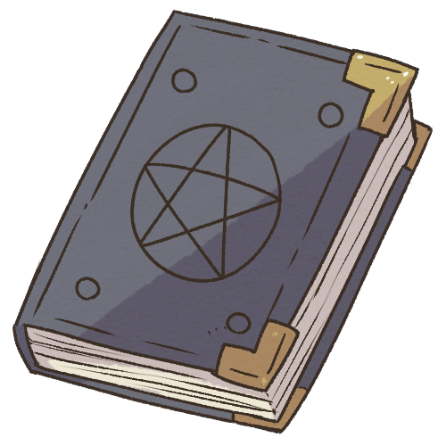 Muddypadfoot Ar Twitter フリー素材 魔導書 その1 魔法使いが持ってそうな本 ご自由にどうぞ フリー素材 魔導書 イラスト