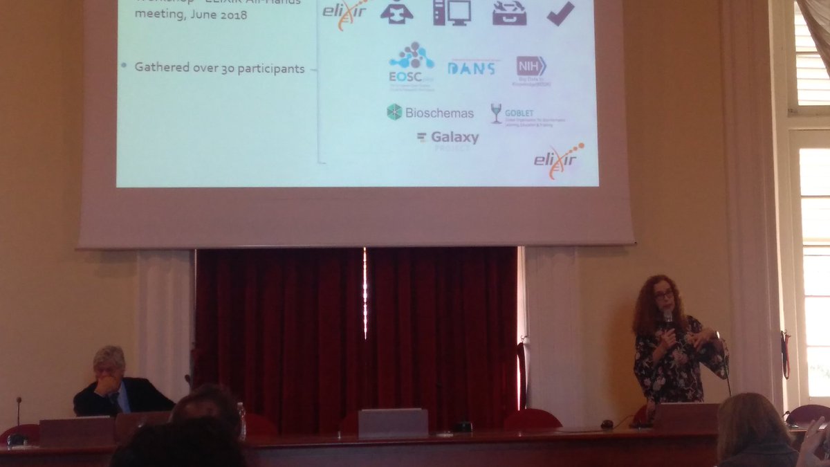 NETTABWorkshops's tweet image. Busy morning at #NETTAB2018 with @rafajido @P_Palagi and @matkuzak providing hints on EOSC , training and FAIR practices for software development