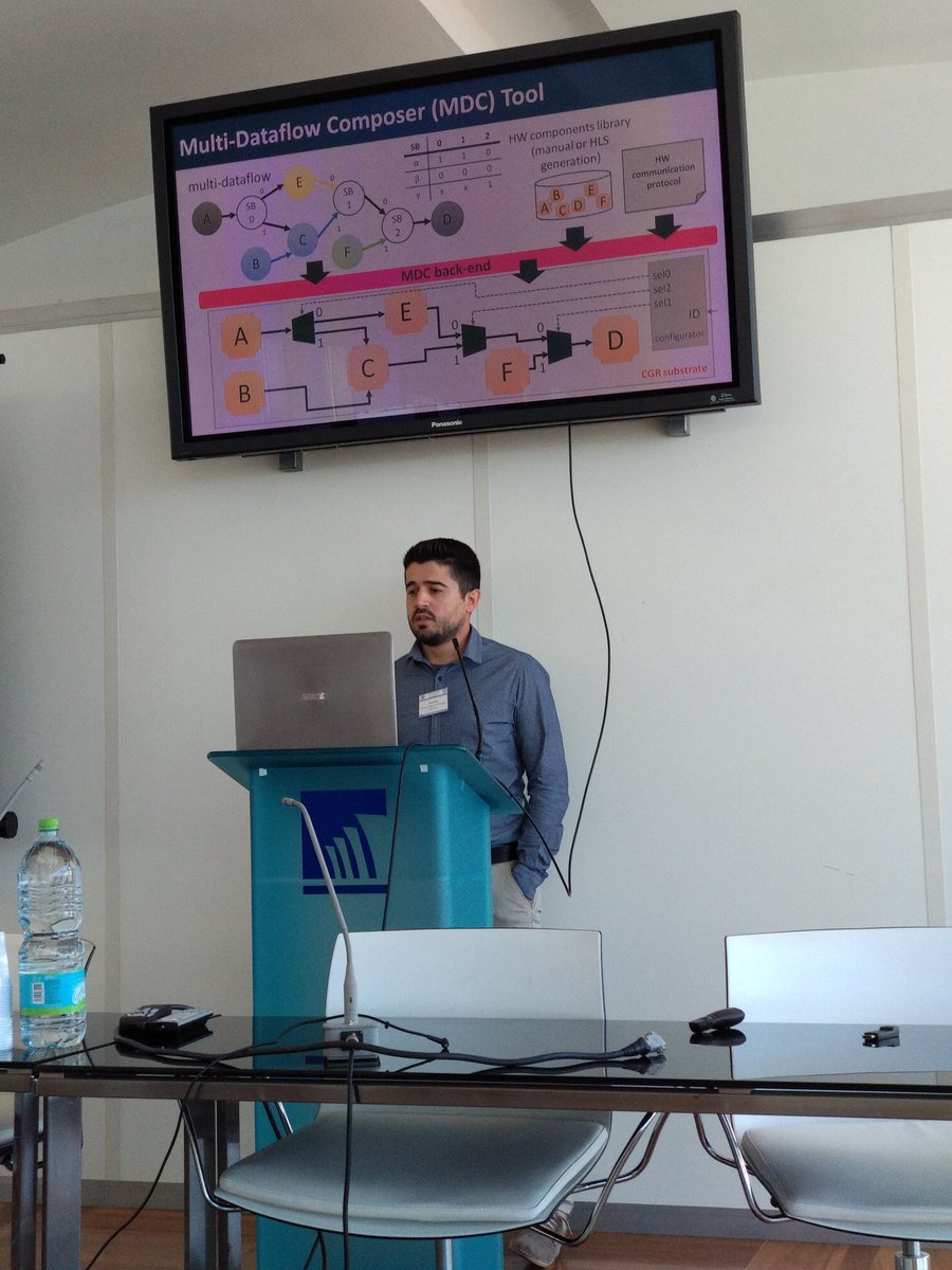 Tiziana_Fanni's tweet photo. Carlo Sau presented @CERBERO_h2020 and MDC Tool at M4 #FitOptiVis workshop. Great presentation. Bravo Carlo! @unicaeolab https://t.co/ZT3Xv1b8dQ