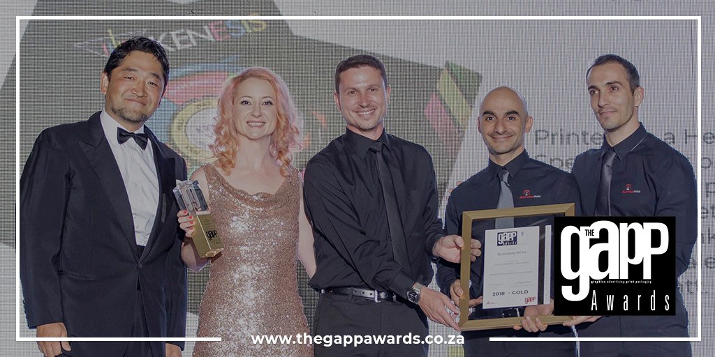 TweetSentient's tweet image. On 12 October the #Printing, #Packaging &amp;amp; #Signage industry assembled at Emperors Palace to celebrate quality in the industry. More than 800 entries across 53 categories were received, making #TheGAPPAwards the biggest in the world. View the #winners here: bit.ly/tga2018pr